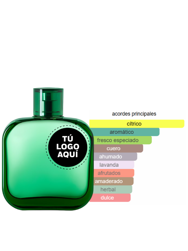 FRAGANCIA INSPIRADA EN LACOSTE VERDE  ( LEVERT)