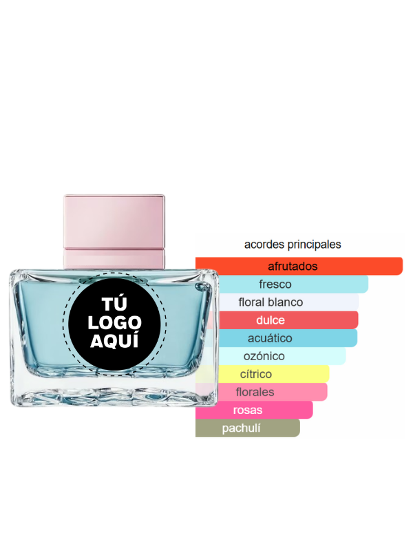 BLUE SEDUCTION DAMA (FLORAL BLUE)